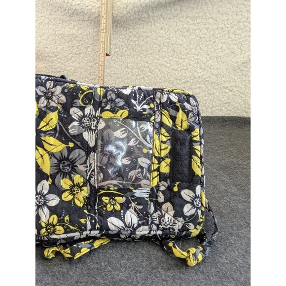 2013 Darice Black & Yellow Multi Colored Hipster Cross Body Purse Bags 8*6 - Picture 5 of 6
